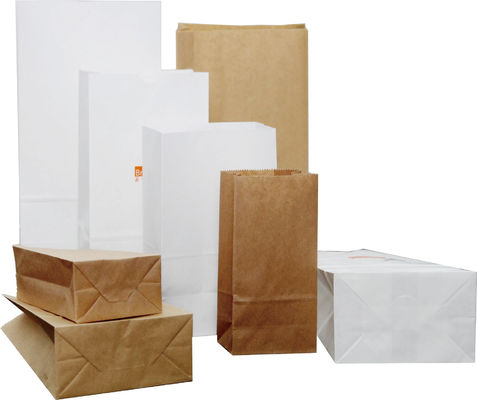 SUNHOPE 250 Bags Min Roll Fed Brown Grocery Paper Bag Making Machine