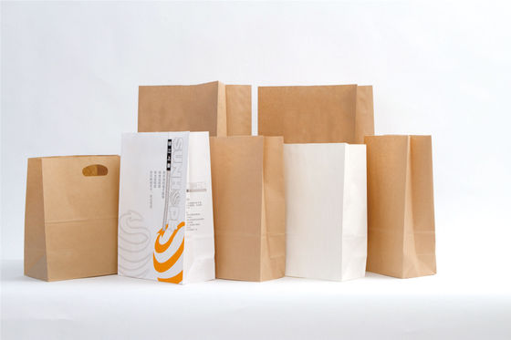 14kw Disposable Block Bottom Butter  SOS Paper Carry Bag Making