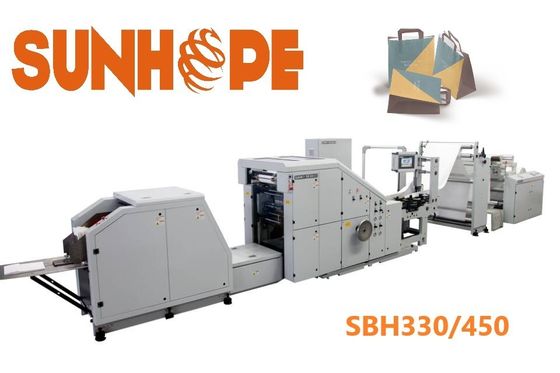 230 bags min SUNHOPE High Speed Roller Paper Bag Manufacturing Machines