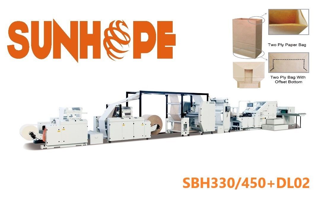 25kw Automatic High Speed Sos Paper Bag Making Machine