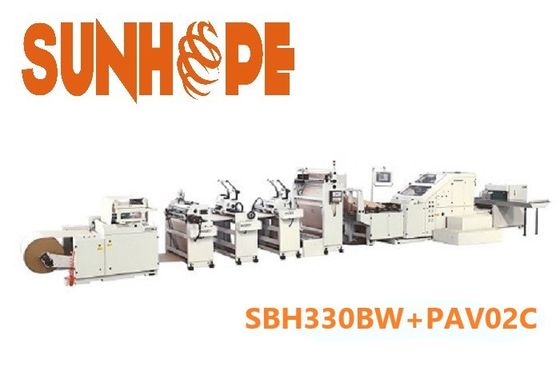 250gsm High Speed Automatic Sos Paper Shopping Bag Making Machine