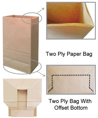 Two Ply Roll Fed Box Type Square Bottom Sunhope Paper Bag Machine